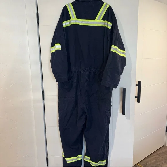 CARHARTT Fr Coveralls Mens Sz 3XL Reg. Workwear Hi Vis Flame Resistant 391-20 - Picture 2 of 13